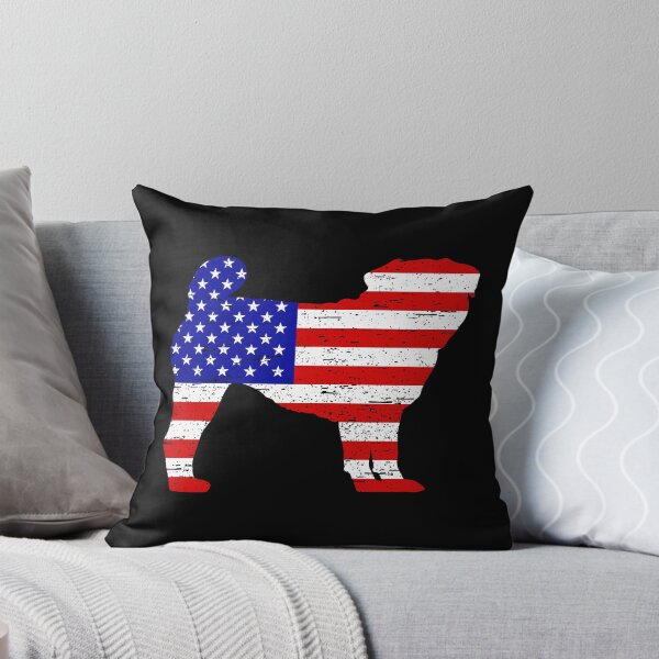 Item preview, Pug 4th of July American Flag  designed and sold by rafaeltto.