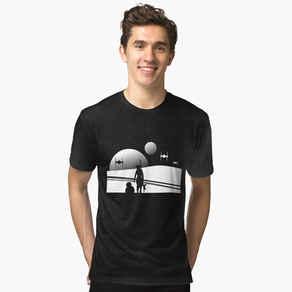 Vista previa del artículo con la obra «Camiseta de tejido mixto», diseñado y vendido por yellowmadcat.