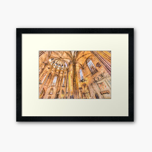 Item preview, Barcelona Cathedral Art designed and sold by Londonimages.
