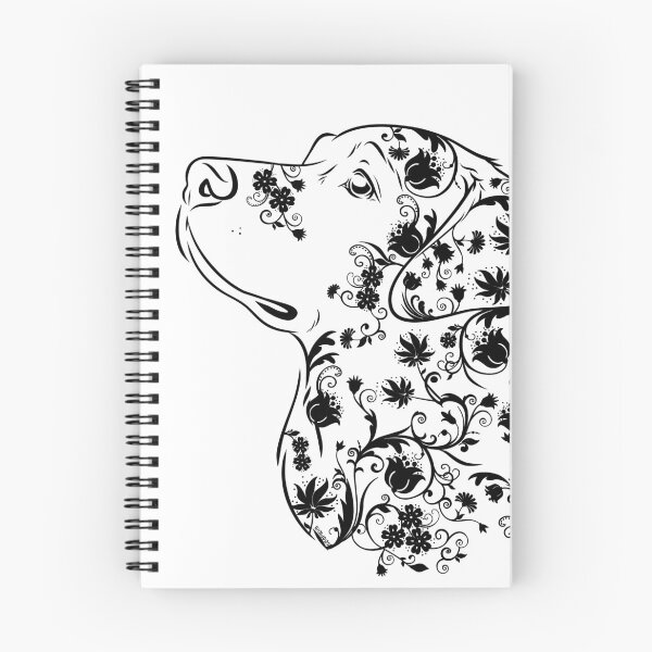 Item preview, Labrador Retriever Flowers Black designed and sold by waldogs.