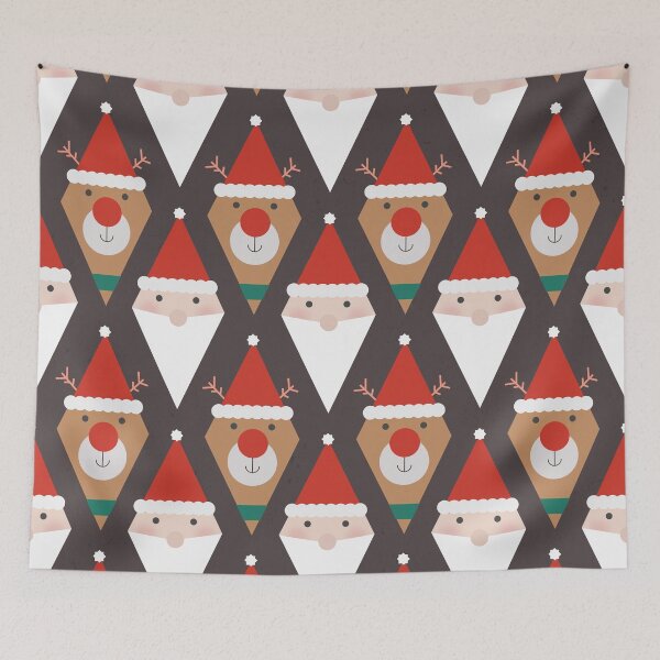 Item preview, Santa and Rudolph II (Patterns Please) designed and sold by lalainelim.
