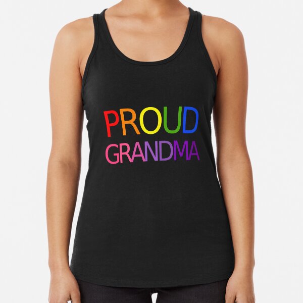 LGBT Script Love Rainbow White Adult Tank Top