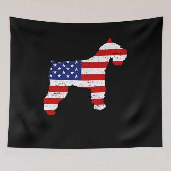 Item preview, Standard Schnauzer 4th of July American Flag  designed and sold by rafaeltto.