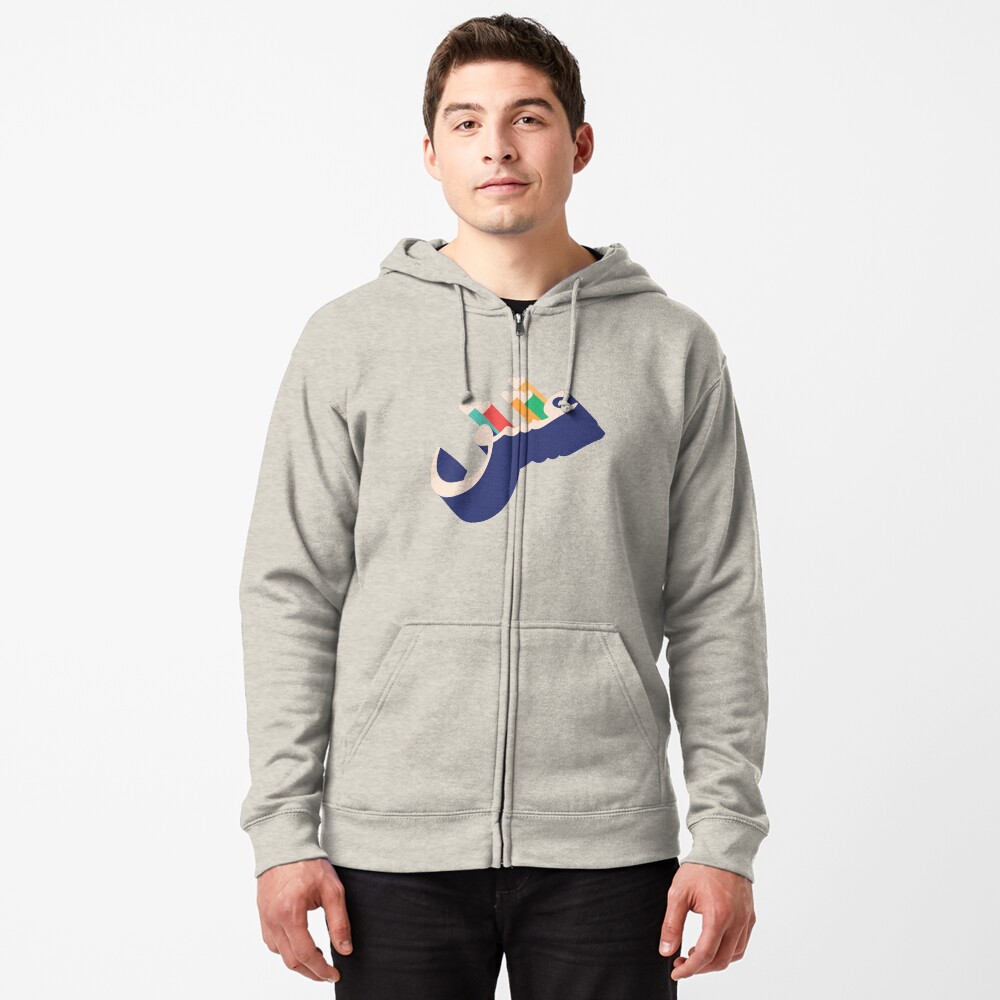 Aperçu de l'œuvre Veste zippée à capuche créée et vendue par mintcult.