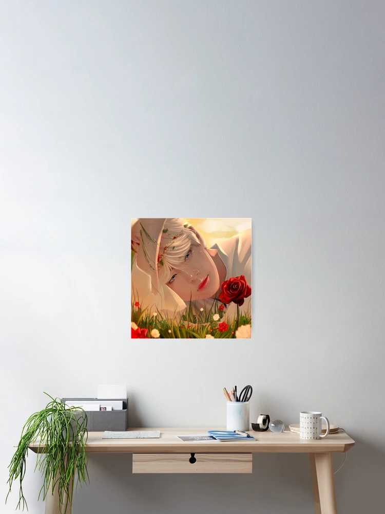 Thumbnail 2 of 3, Poster, Red Roses designed and sold by Axiony.