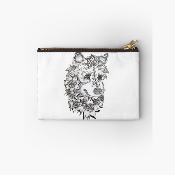 Item preview, Floral Ink Wolf designed and sold by luvart-ti.
