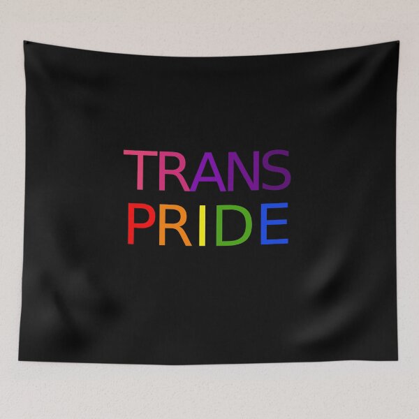 Item preview, Rainbow "TRANS PRIDE" Pride Shirt designed and sold by LazyGirlGuides.