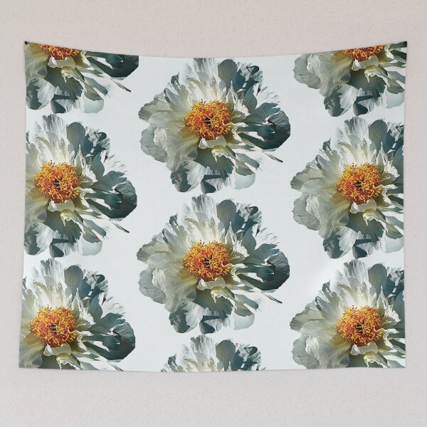 Item preview, White Peony in Sunshine designed and sold by Susan Savad.