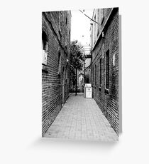 Quiet Alley Greeting Card