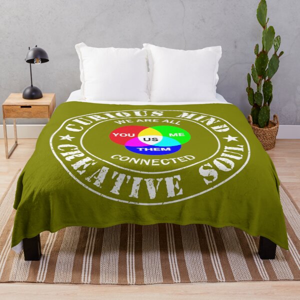 Item preview, Curious Mind - Creative Soul (Olive) designed and sold by 4wordsmovement.