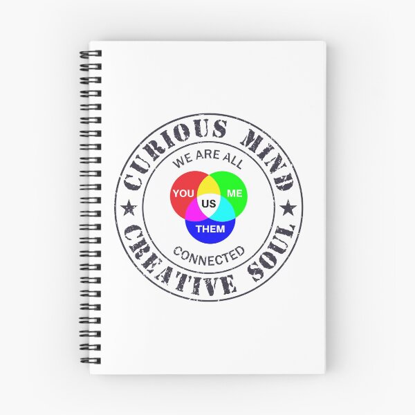 Item preview, Curious Mind - Creative Soul (White) designed and sold by 4wordsmovement.