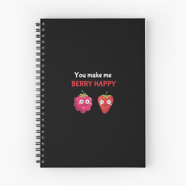 Artikelvorschau, Fruits Berry Shirt You Make Me Berry Happy Funny Gift Tee entworfen und verkauft von haselshirt.
