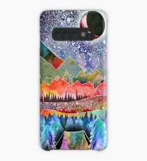Camping under the moon Case/Skin for Samsung Galaxy