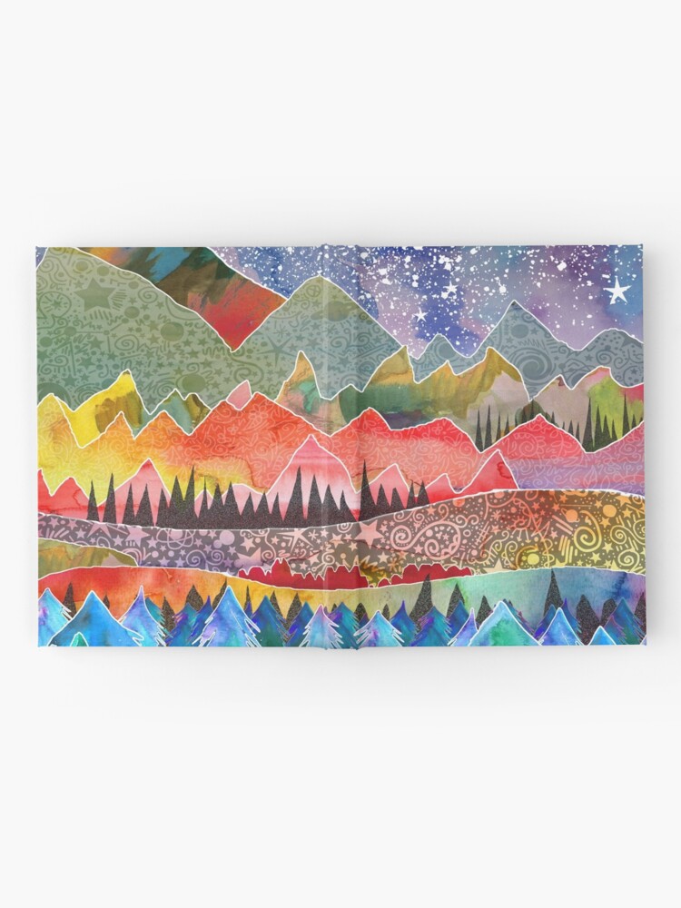 Alternate view of Camping under the moon Hardcover Journal