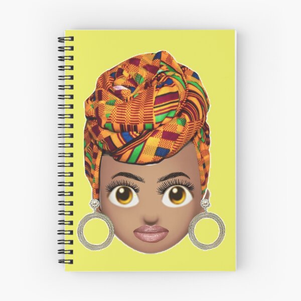 Item preview, African Headwrap Emoji - Ghanian Print - Head tie - Gele - Kente Headscarf  designed and sold by Rteam2501.