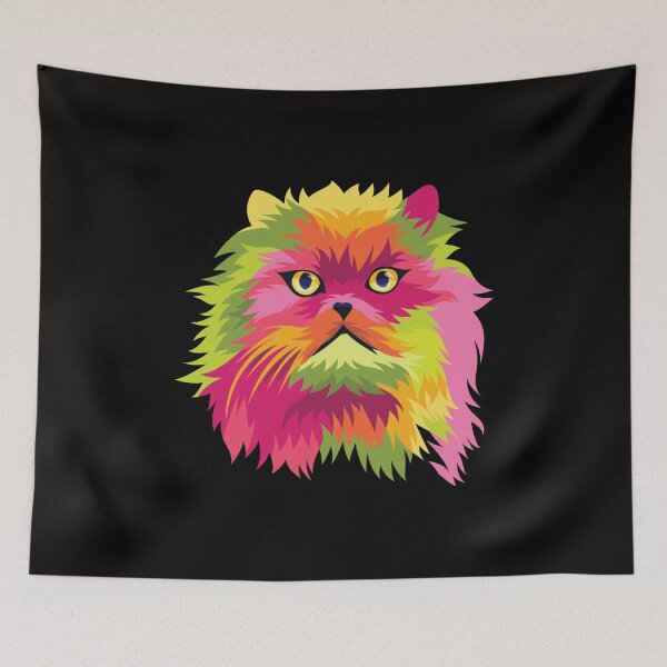 Item preview, Pop Art Shirt Cat head Graphic Art Gift Tee designed and sold by haselshirt.