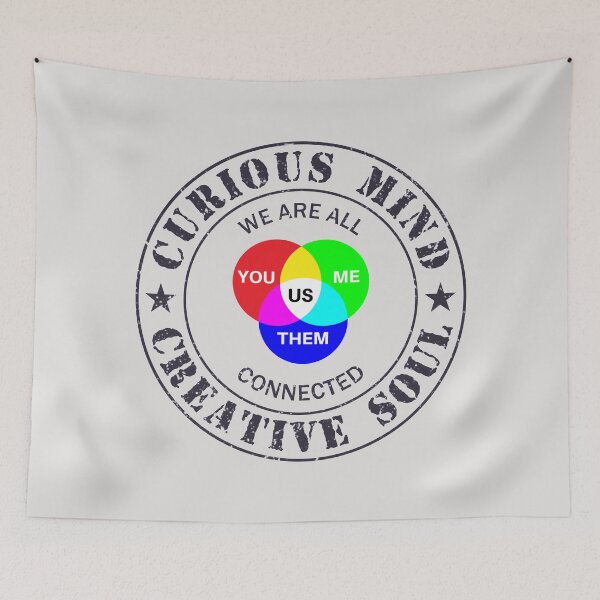 Item preview, Curious Mind - Creative Soul (Platinum) designed and sold by 4wordsmovement.