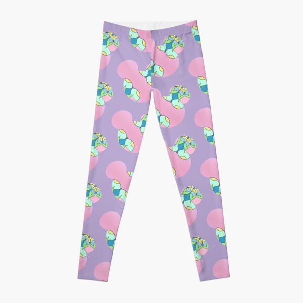 Yoga Leggings - Little Green Aliens Toy Story Inspired - Rainbow Rules