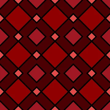 Artwork thumbnail, Red Lozenge Repeating Pattern by TMBTM