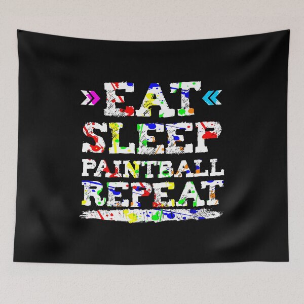 Item preview, Paintball Player Eat Sleep Paintball Repeat Gift designed and sold by haselshirt.