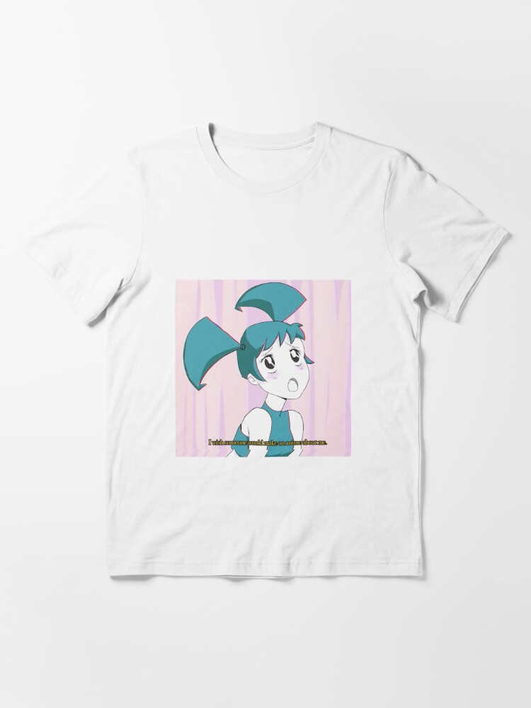 My Life As A Teenage Robot Anime T Shirt By Shmoobeardraws Redbubble - my life as a teenage robot shirt roblox