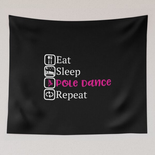 Item preview, Pole Dance Shirt Eat Sleep Pole Dance Repeat Gift Tee designed and sold by haselshirt.