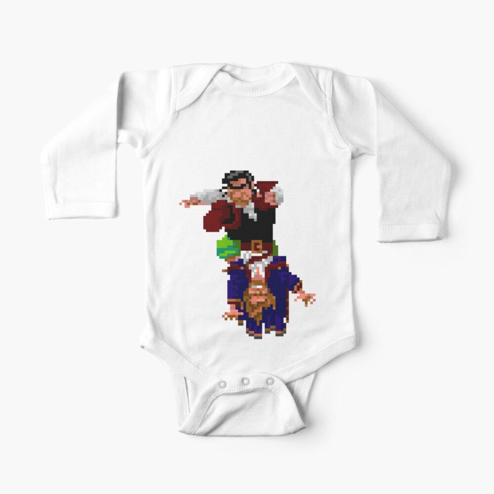 Largo Lagrande And Guybrush Monkey Island 2 Baby One Piece By Themasrix Redbubble