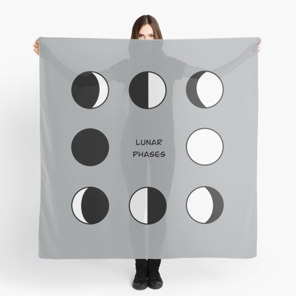 Lunar Phases Scarf