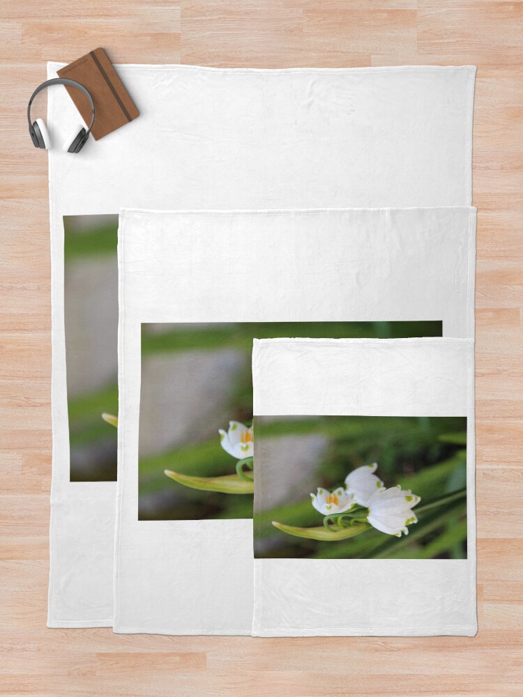 Thumbnail 5 of 6, Throw Blanket, Detailed Flower designed and sold by AthenaAPhoto.