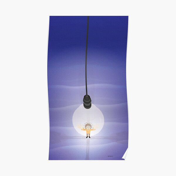 Sparkling brain Poster