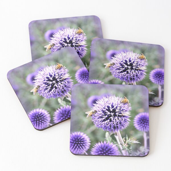Item preview, Blue Globe Thistle designed and sold by Shelley Loewnau-Jones Studio.