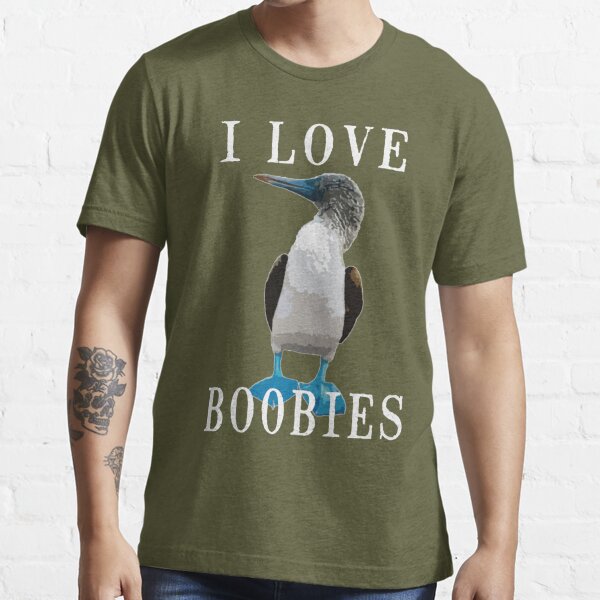 Blue footed booby bird gift boobies t-shirt