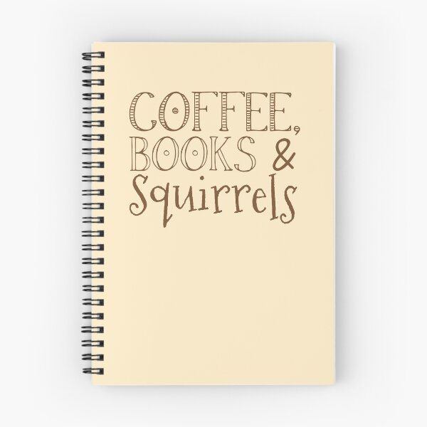 Item preview, Coffee, books and squirrels designed and sold by jazzydevil.