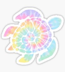 Tie Dye Turtle Sticker