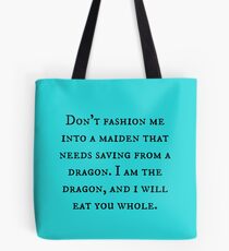 Dragon of Feminism 2 Tote Bag