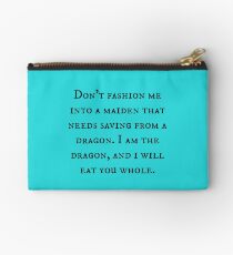 Dragon of Feminism 2 Zipper Pouch