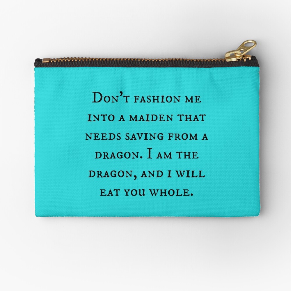 Dragon of Feminism 2 Zipper Pouch