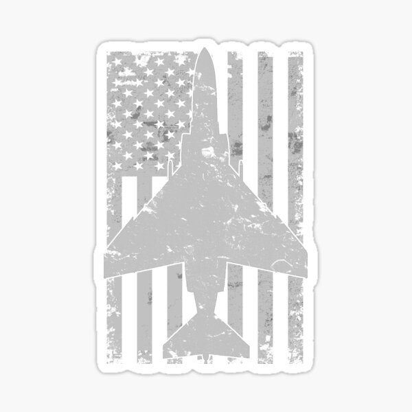 F 4 Phantom Ii Fighter Jet Patriotic Military Vintage Flag Pilot