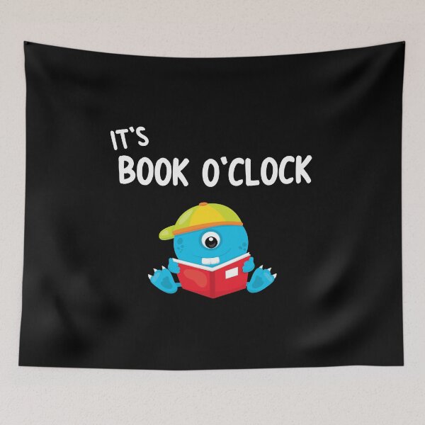 Item preview, Its Book O'Clock Monster Reading Designs designed and sold by SpiritWestDesig.