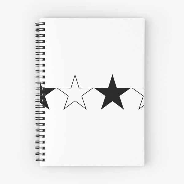 Item preview, black and white stars designed and sold by Jenae Osborne.