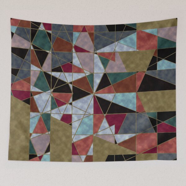 Item preview, Muted Geometric Polygon Design designed and sold by Ruth Palmer.