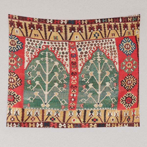 Item preview, Saf Gümüshane Northeast Anatolian Kilim Print designed and sold by Vicky Brago-Mitchell®.
