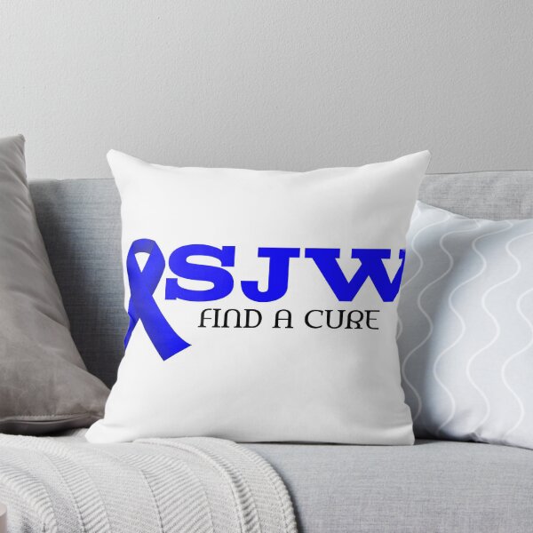 Aperçu de l'œuvre SJW TROUVER UNE CURE (AVEC RUBAN) créée et vendue par CRINGEWORTHY TEES.