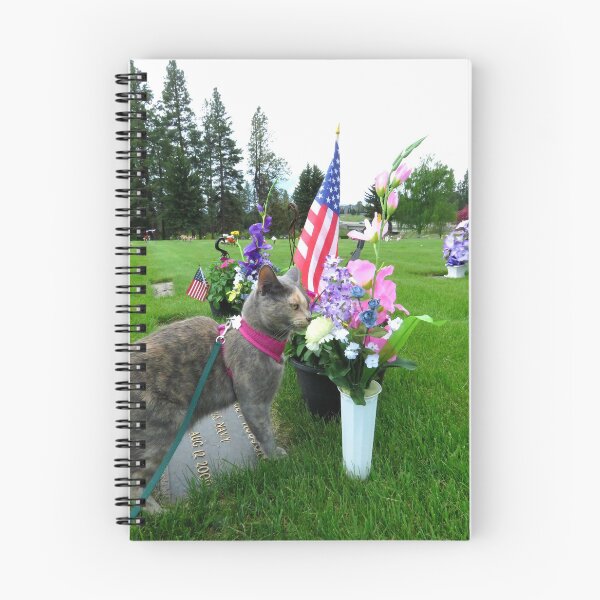 Item preview, Flower the cat, smelling the flowers in honor of our veterans.  designed and sold by LCAppling.