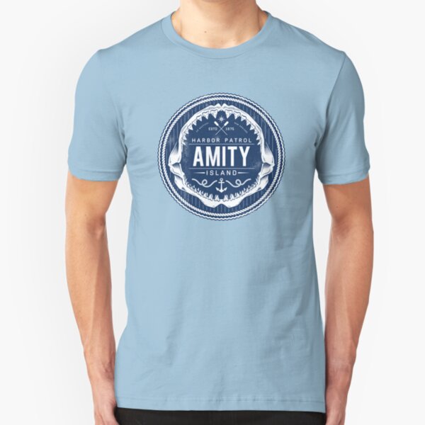 Amity Island Harbor Patrol Slim Fit T-Shirt