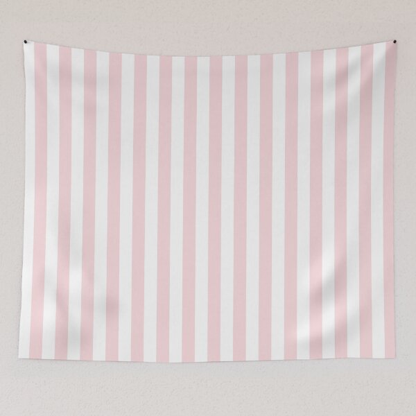 Item preview, Pale Pink and White Vertical Stripes designed and sold by ColorPatterns.