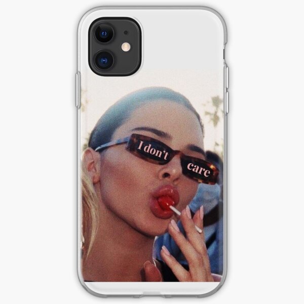 Kendall Jenner I Dont Care iPhone Soft Case