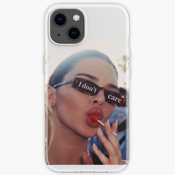 Kendall Jenner I Dont Care iPhone Soft Case