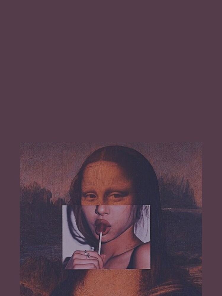Mona Lisa Sucking Lollipop by Asappebble