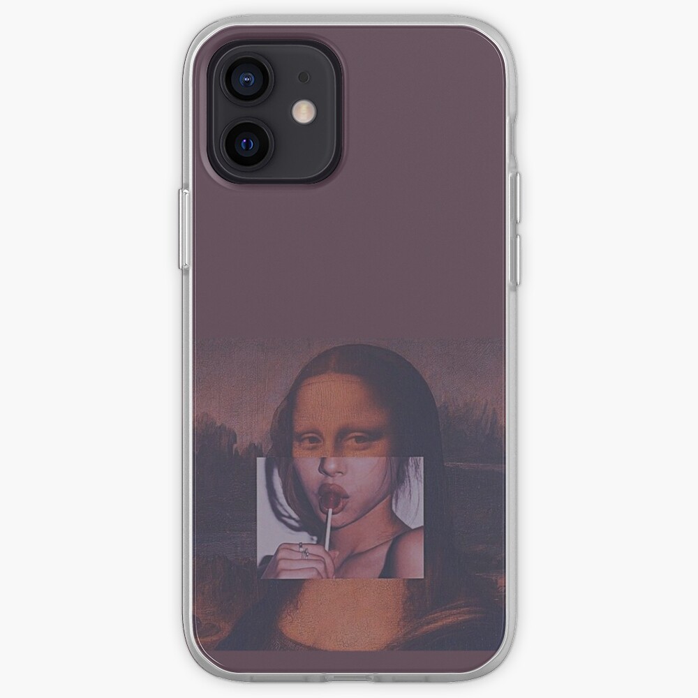 Mona Lisa Sucking Lollipop iPhone Case & Cover